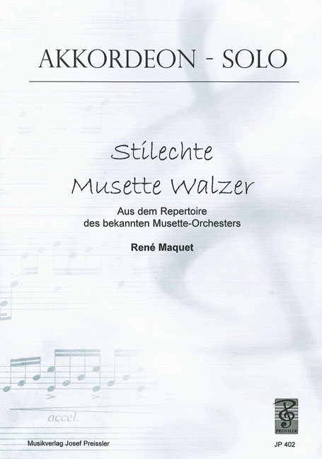 Front Cover Image Stilechte Musette-Walzer