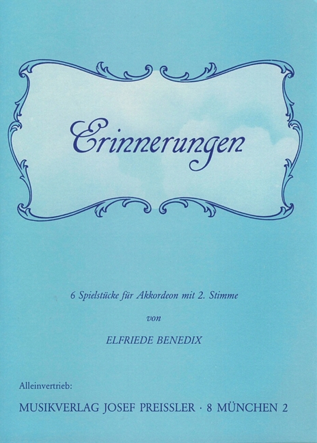 Front Cover Image Erinnerungen