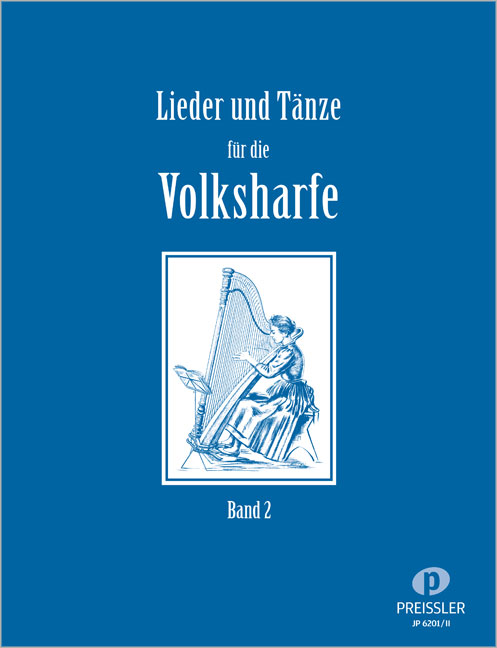Front Cover Image Lieder und Tänze für die Volksharfe, Band 2