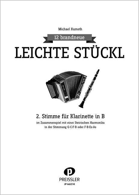 Front Cover Image 12 brandneue leichte Stückl 2 Stimme