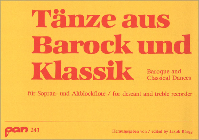 Front Cover Image Tänze aus Barock und Klassik