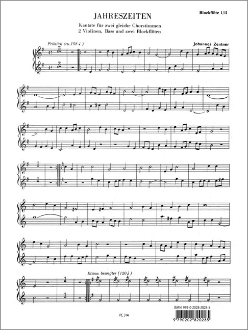 Front Cover Image Jahreszeitenkantante