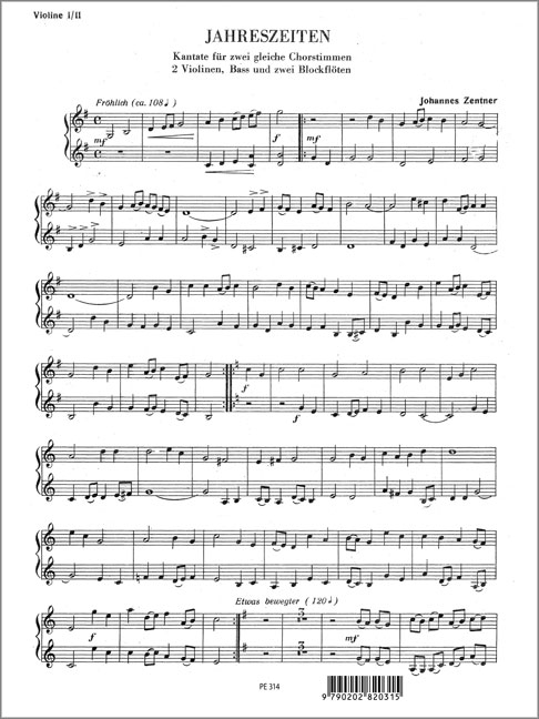 Front Cover Image Jahreszeitenkantante