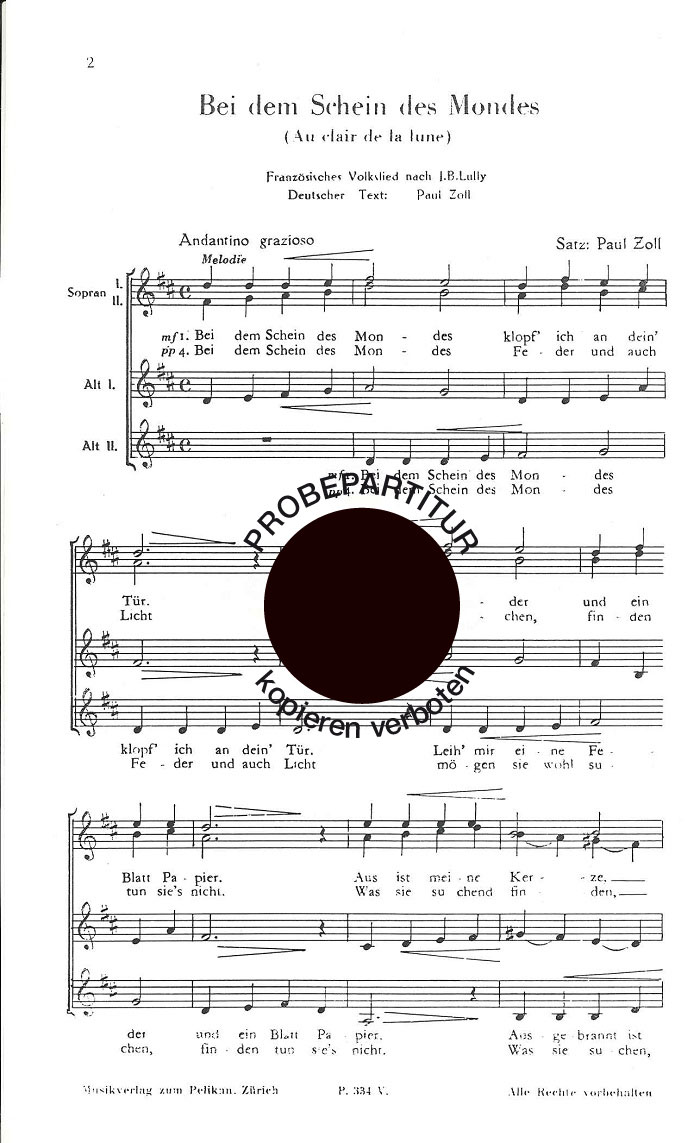 Front Cover Image Bei dem Schein des Mondes