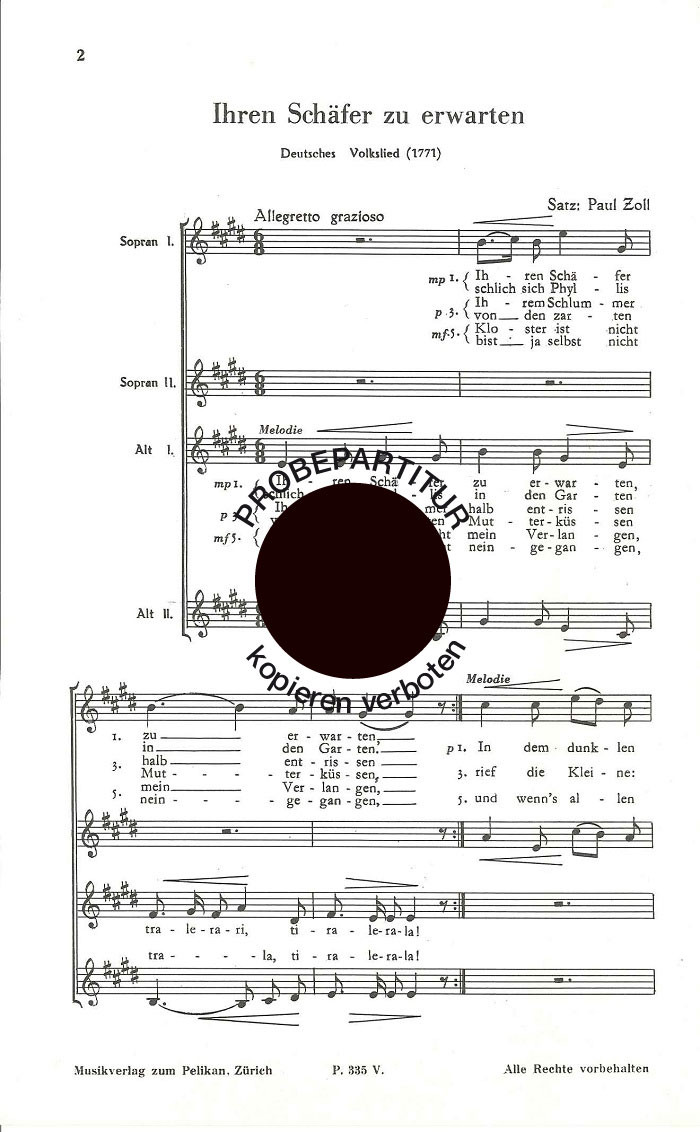 Front Cover Image Ihren Schäfer zu erwarte