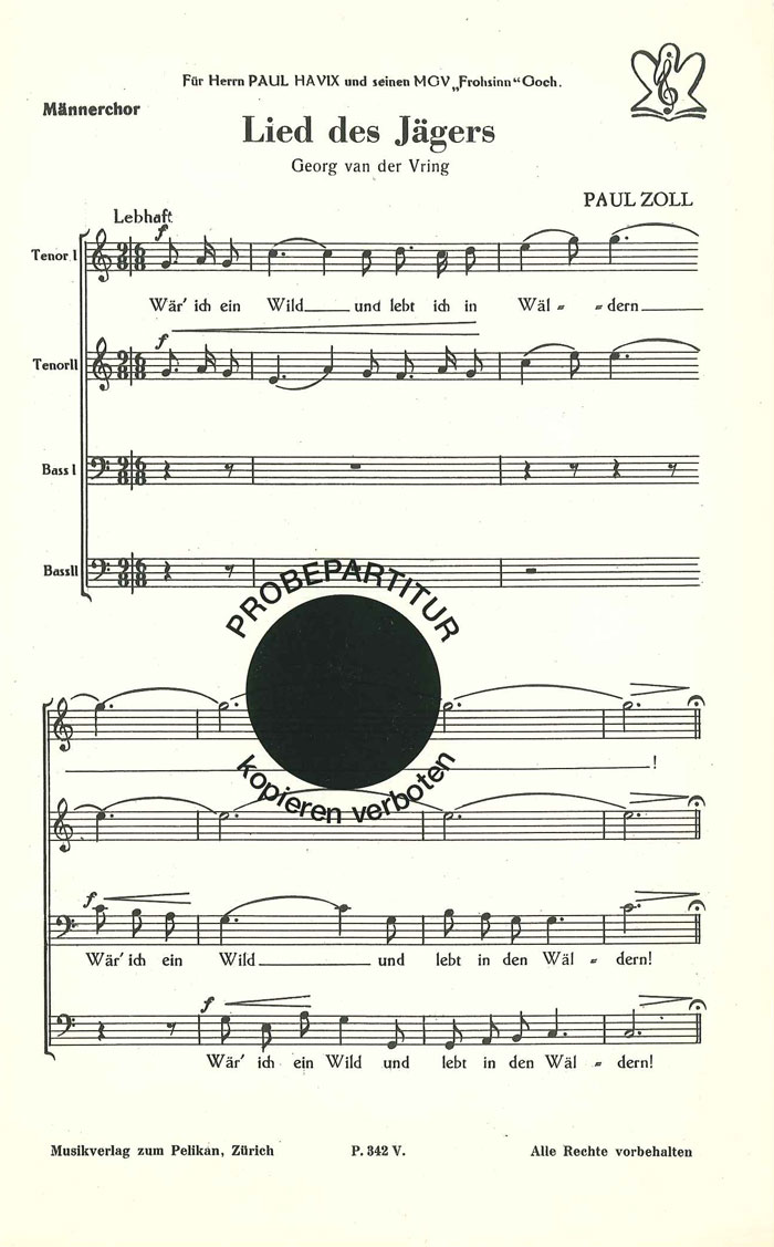 Front Cover Image Lied des Jägers