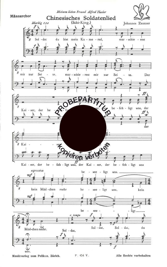 Front Cover Image Chinesisches Soldatenlied