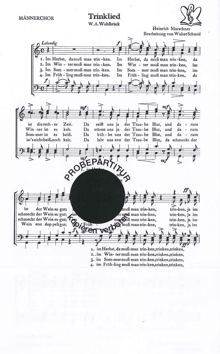 Front Cover Image Trinklied