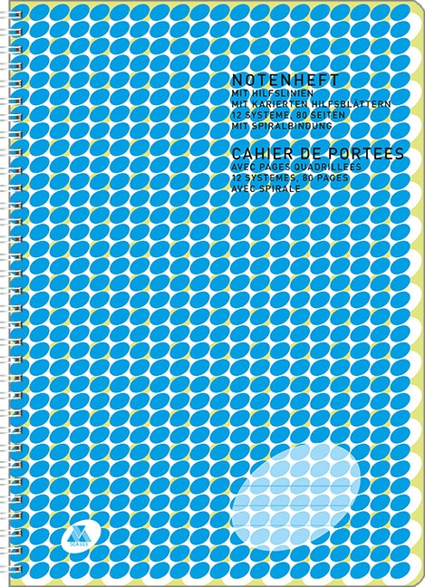 Front Cover Image Notenheft 20   20 Blatt