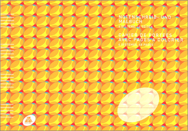 Front Cover Image Notenschreib- und Malbuch ohne Hilfslinien