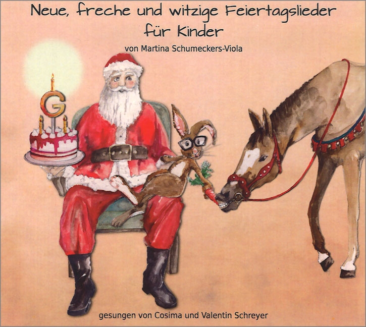 Front Cover Image Neue, freche und witzige Feiertagslieder für Kinder