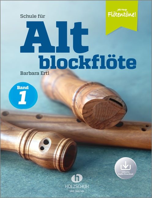 Front Cover Image Schule für Altblockflöte 1 (mit Audio-Download)