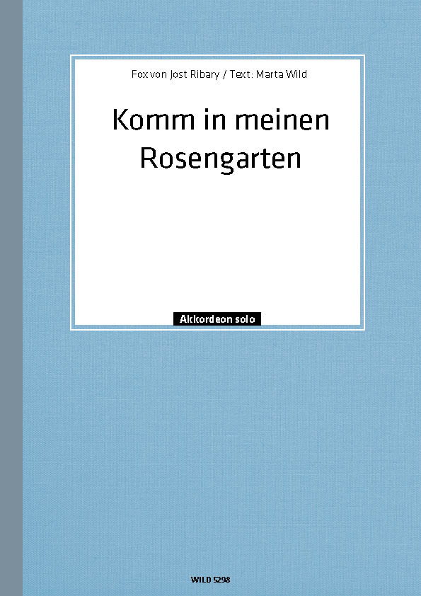 Front Cover Image Komm in meinen Rosengarten