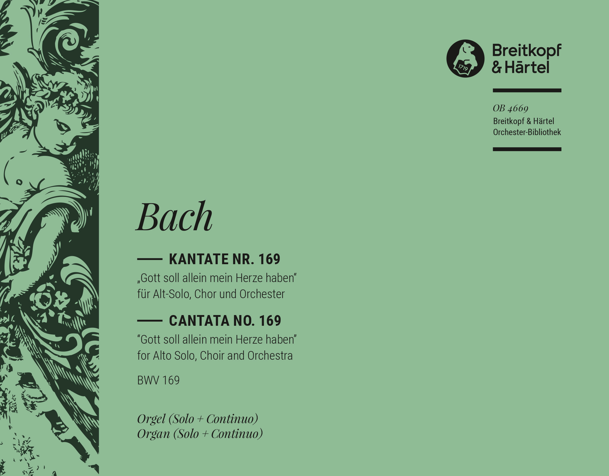 Front Cover Image Kantate BWV 169 „Gott soll allein mein Herze haben“