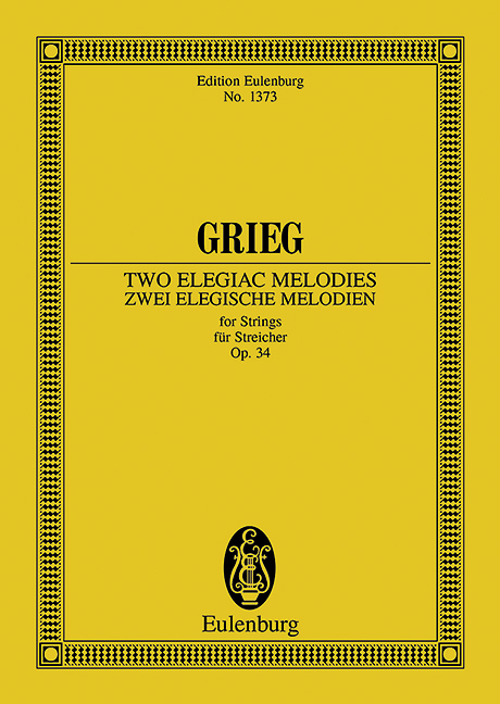 Front Cover Image 2 elegische Melodien op. 34