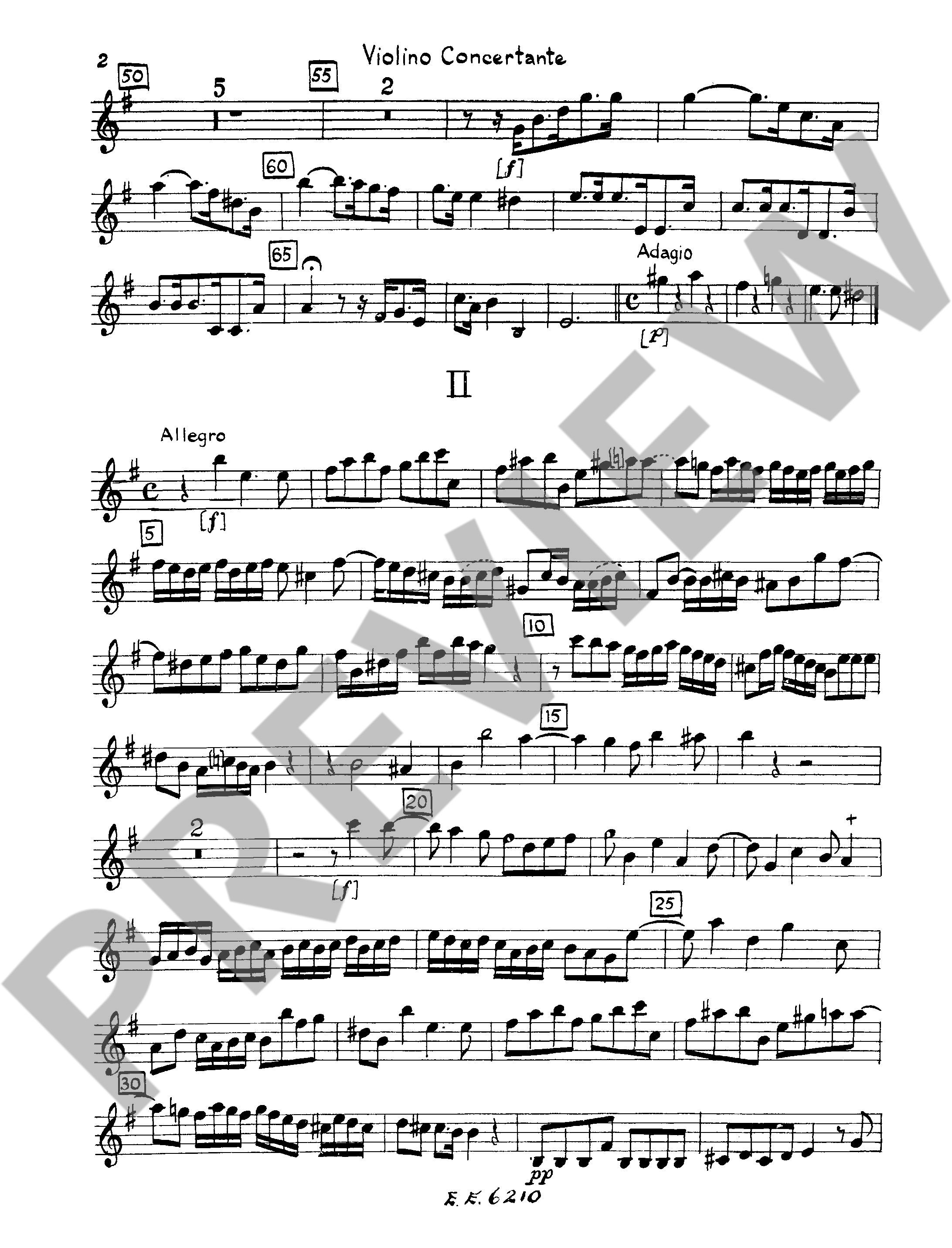 Other Cover Image Concerto e-Moll