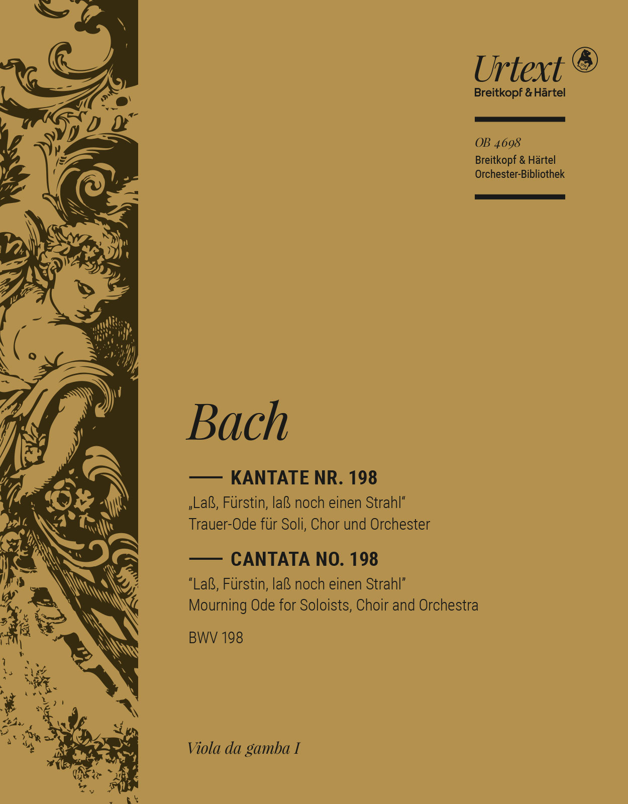Front Cover Image Kantate BWV 198 „Lass, Fürstin, lass noch einen Strahl“