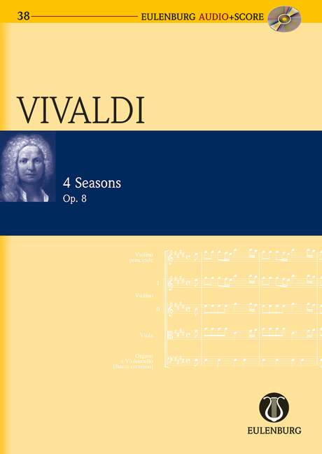 Front Cover Image Die vier Jahreszeiten op. 8 RV 269, 315, 293, 297