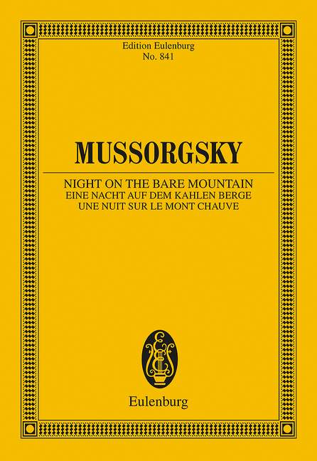 Front Cover Image Eine Nacht auf dem kahlen Berge