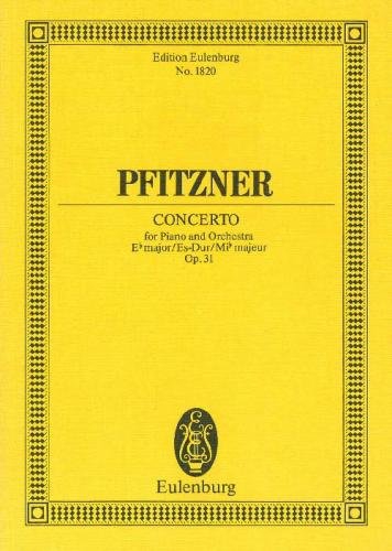 Front Cover Image Klavierkonzert Es-Dur op. 31 (1922)