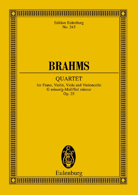 Front Cover Image Klavierquartett g-Moll op. 25