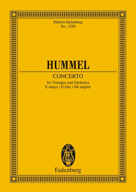 Front Cover Image Konzert E-Dur