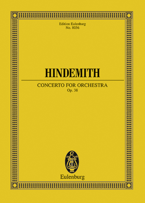 Front Cover Image Konzert für Orchester op. 38 (1925)