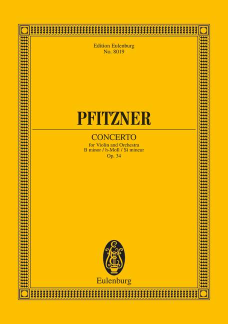Front Cover Image Konzert h-Moll op. 34 (1923)