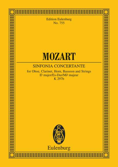 Front Cover Image Sinfonia concertante Es-Dur KV 297b / KV Anh. I Nr. 9 (1778)