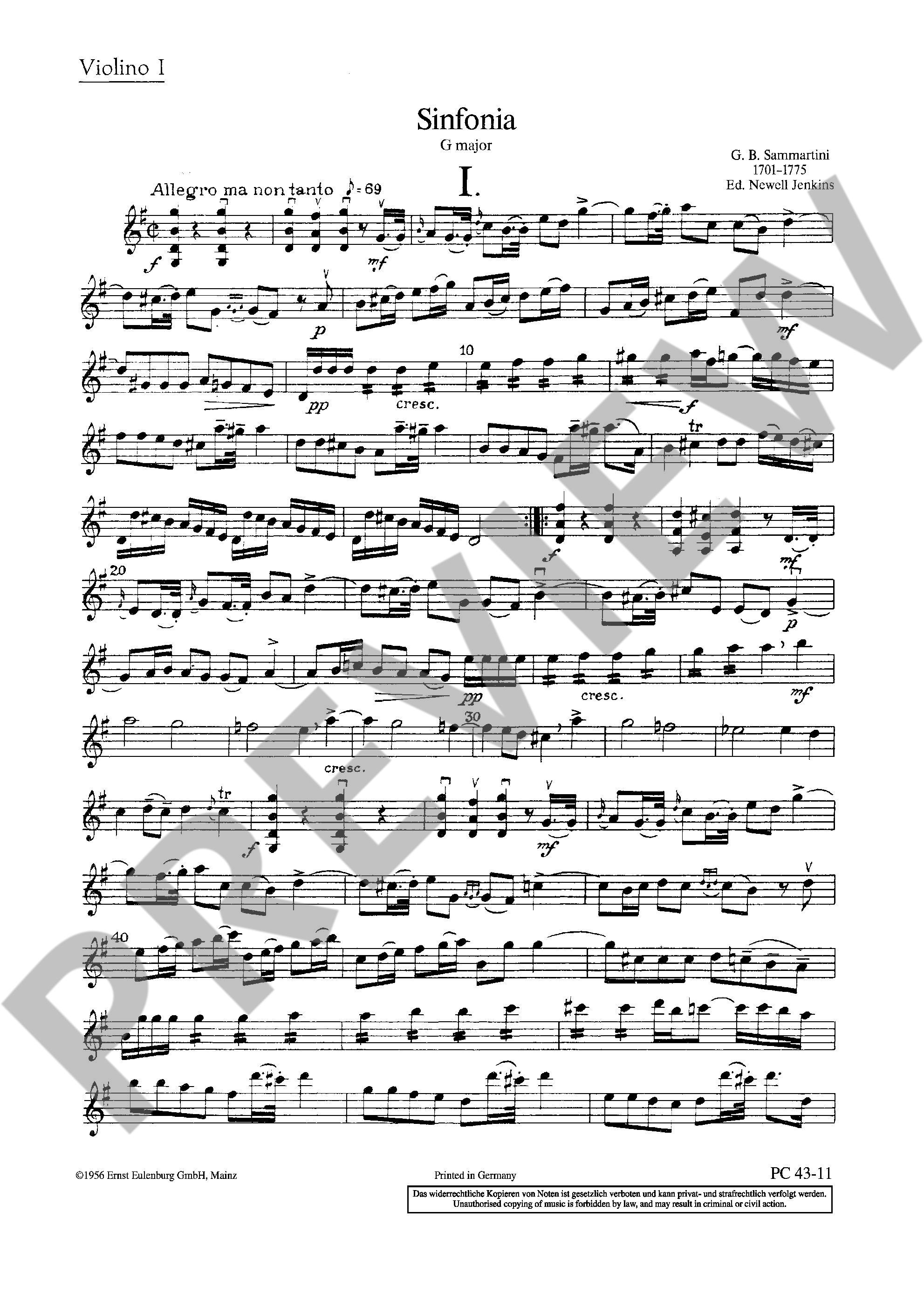Other Cover Image Sinfonia G-Dur J-C 39