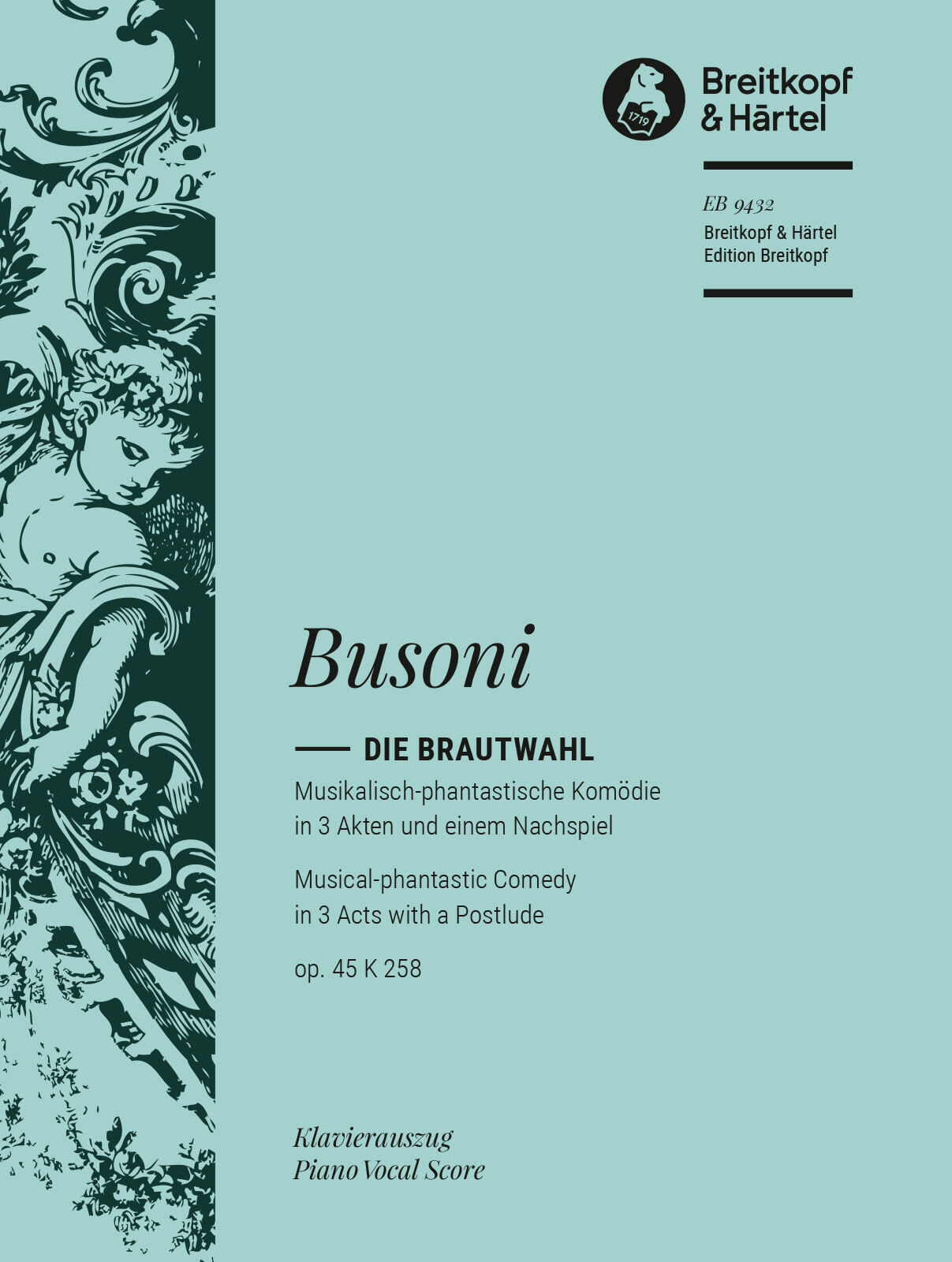 Front Cover Image Die Brautwahl op. 45 K 258