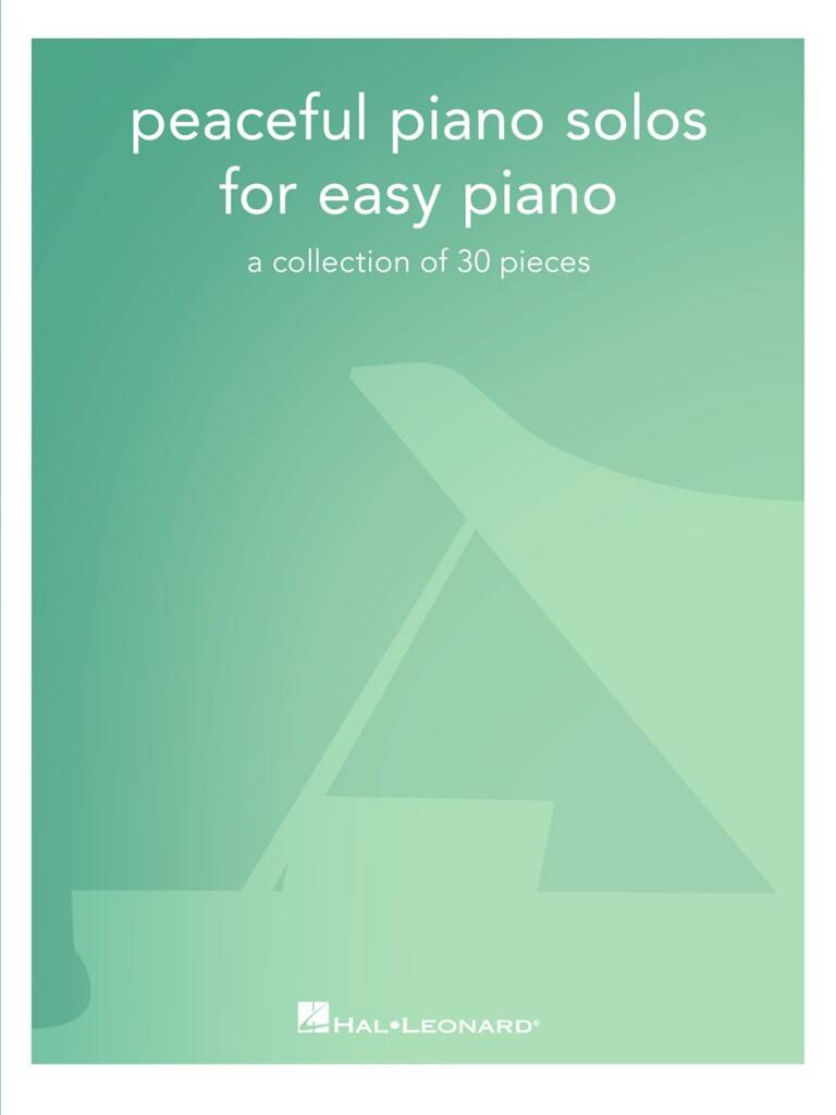 Front Cover Image Peaceful Piano Solos For Easy Piano