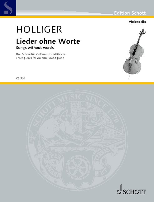 Front Cover Image Lieder ohne Worte