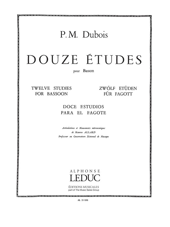 Front Cover Image 12 Etudes