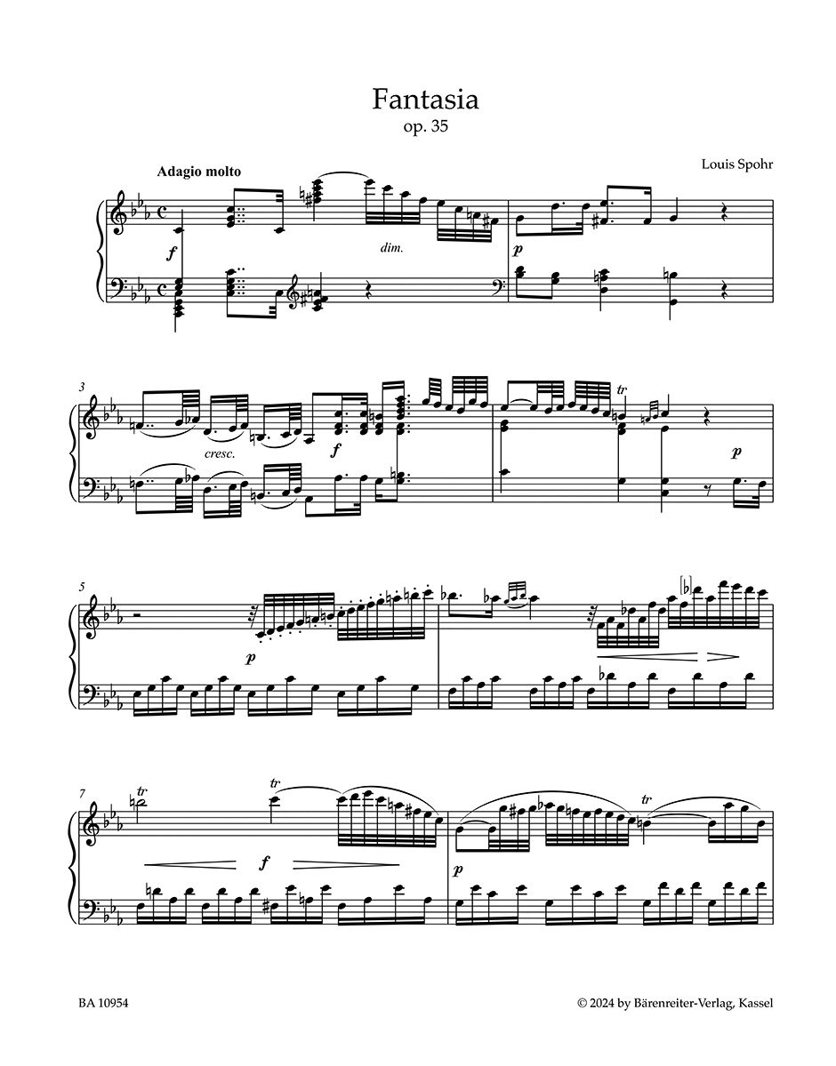 Other Cover Image Fantasie für Harfe in c-Moll op. 35