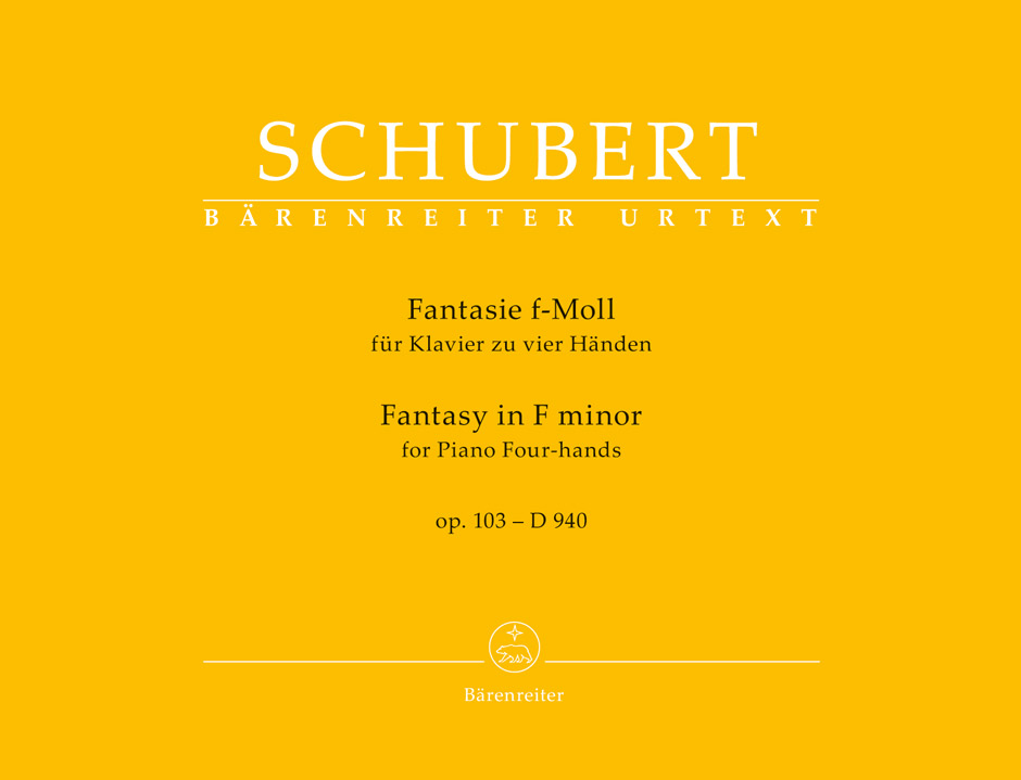 Front Cover Image Fantasie für Klavier zu vier Händen f-Moll op. 103 D 940