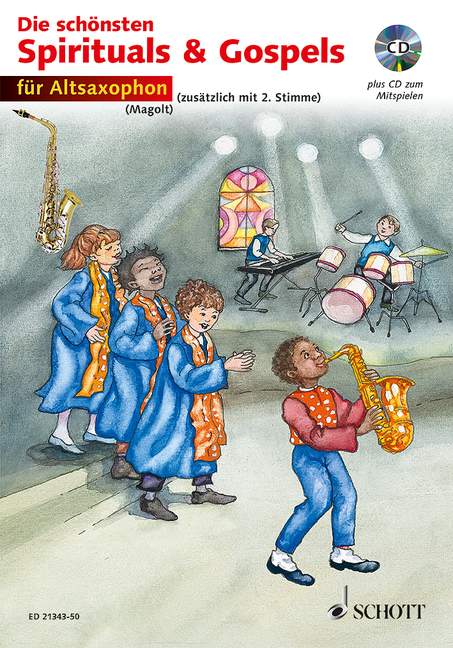 Front Cover Image Die schönsten Spirituals & Gospels für Alt-Saxophone