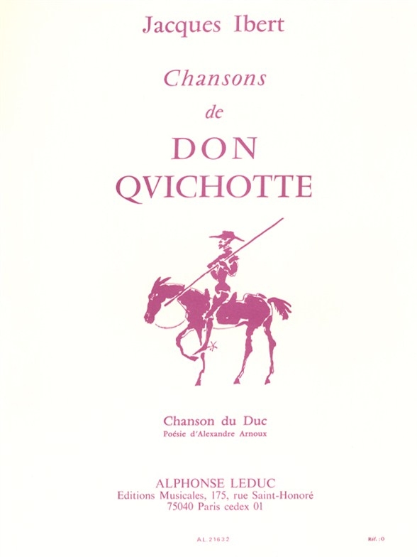 Front Cover Image Chansons de Don Quichotte 3