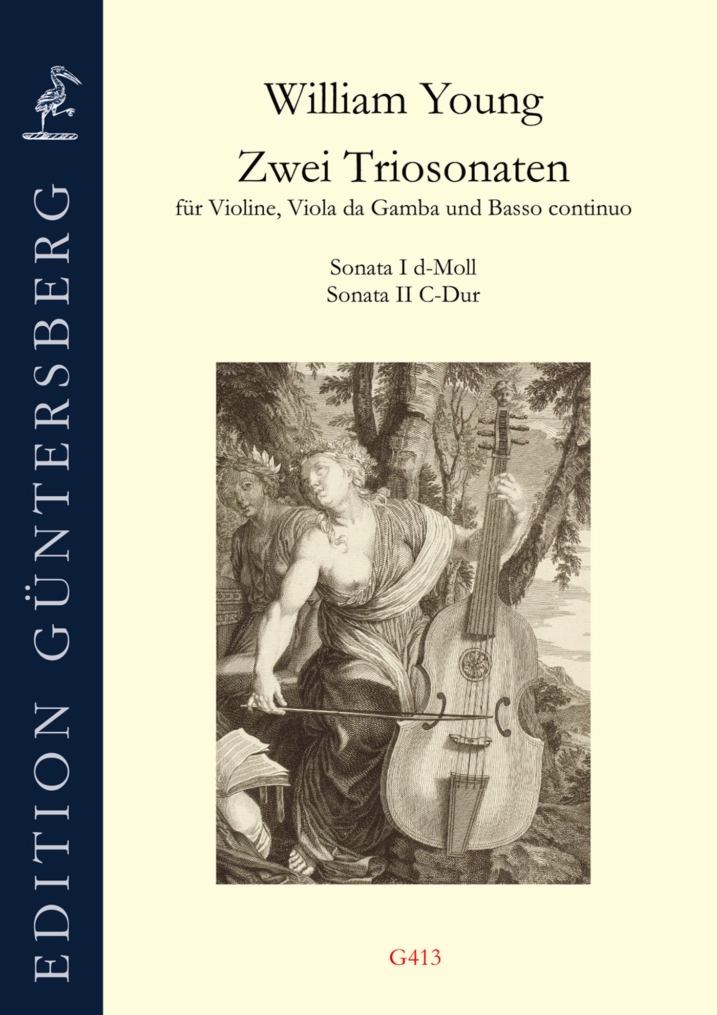 Front Cover Image Zwei Triosonaten für Violine, Viole da Gamba und Basso continuo