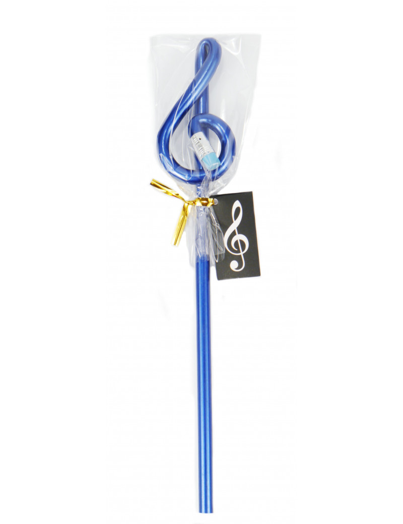 Front Cover Image Violinschlüsselbleistift - blau