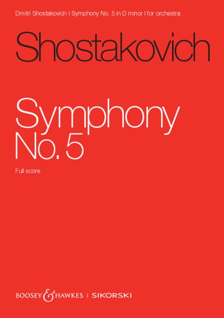 Front Cover Image Sinfonie Nr. 5 op. 47 