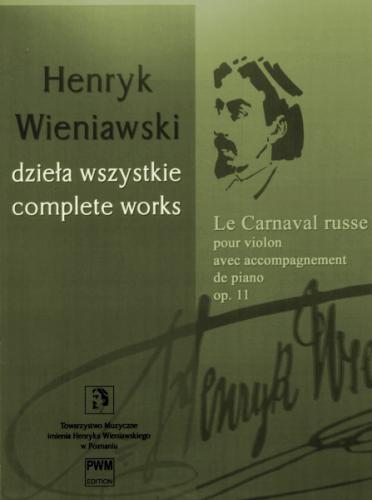 Front Cover Image Le Carnaval Russe Op. 11