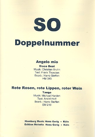 Front Cover Image Rote Rosen, rote Lippen, roter Wein / Angelo mio