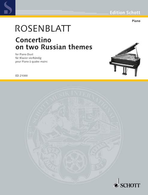 Front Cover Image Concertino on two Russian themes