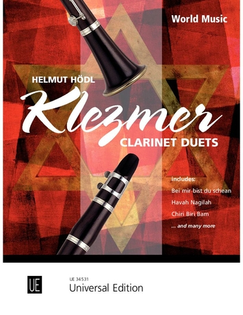 Front Cover Image Klezmer Clarinet Duets