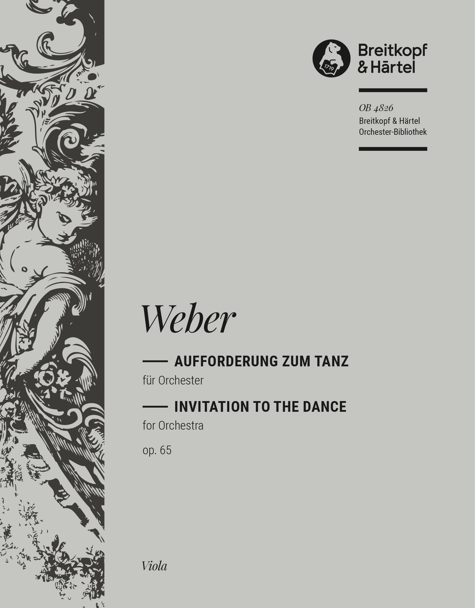 Front Cover Image Aufforderung zum Tanz op. 65