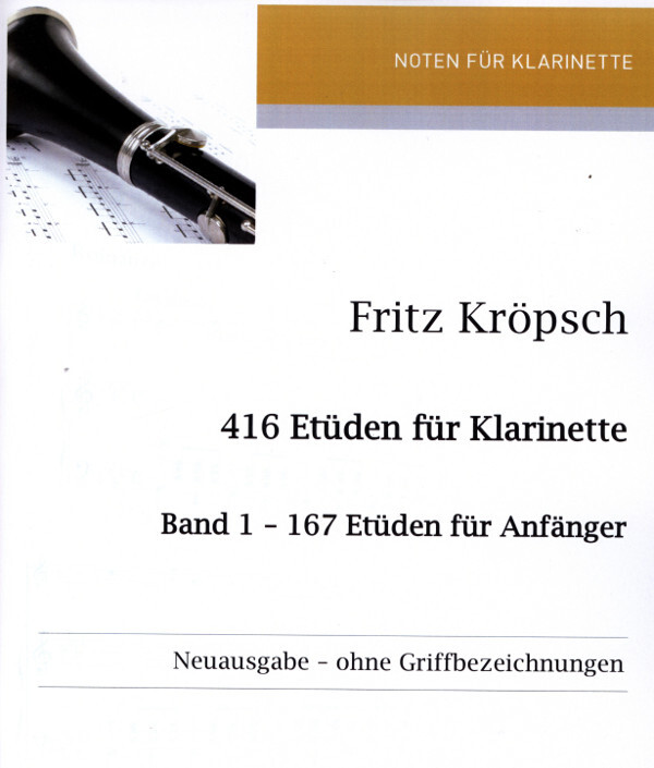 Front Cover Image 416 Etüden für Klarinette - Band 1