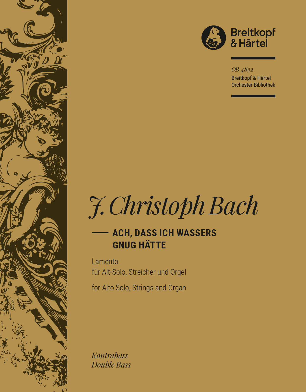 Front Cover Image Lamento „Ach, dass ich Wassers gnug hätte“