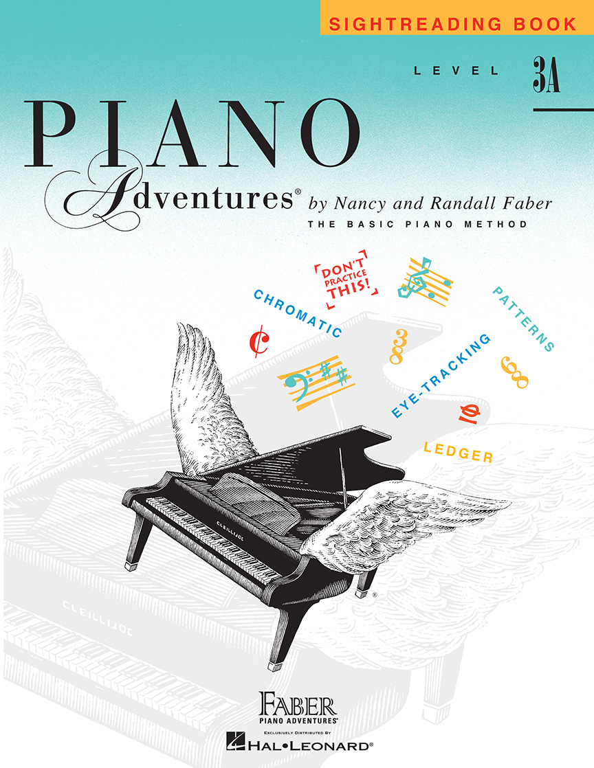Front Cover Image Piano Adventures Level 3A - Sightreading Book