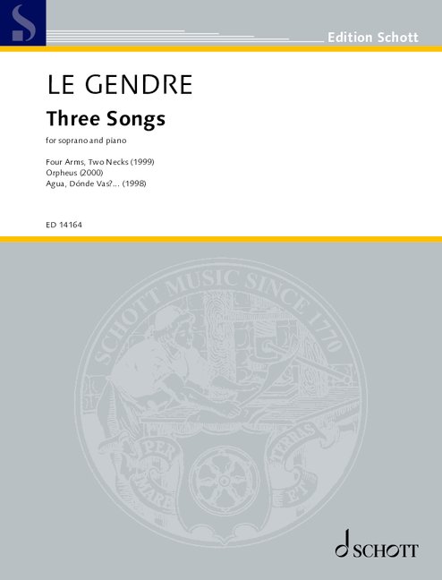 Front Cover Image Three Songs